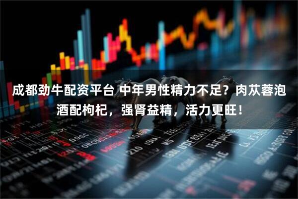 成都劲牛配资平台 中年男性精力不足？肉苁蓉泡酒配枸杞，强肾益精，活力更旺！